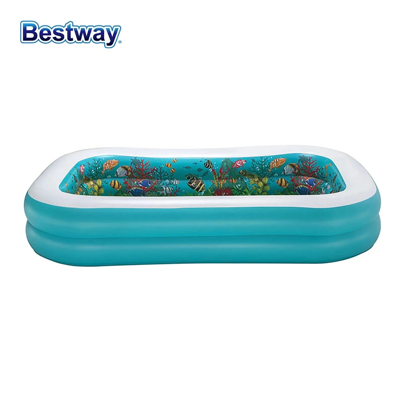 Cadeau showroom piscine gonflable Bleu Piscine gonflable rectangulaire familiale