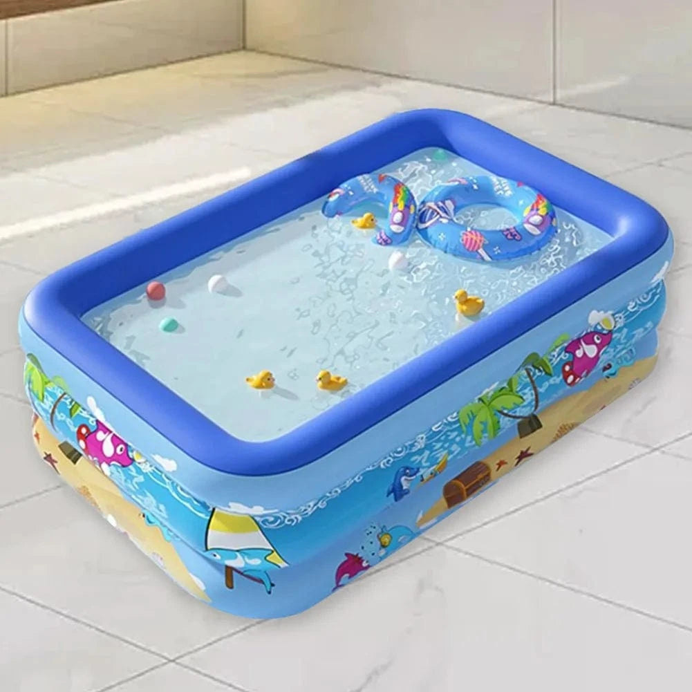 Cadeau showroom piscine gonflable M 120cm x 90cm x 47cm Piscine gonflable de 1,2 m