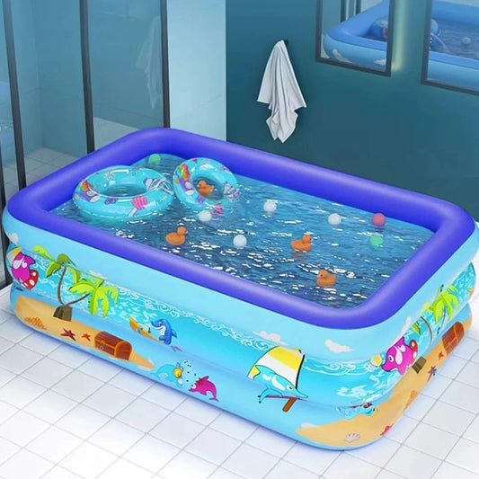 Cadeau showroom piscine gonflable S 110cm x 83cm x 34cm Piscine gonflable de 1,1 m