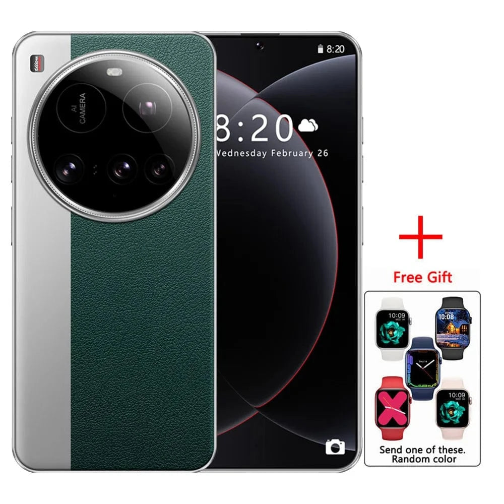 Cadeau showroom Smartphone M15 7.3 pouces double SIM 22GB 2TB