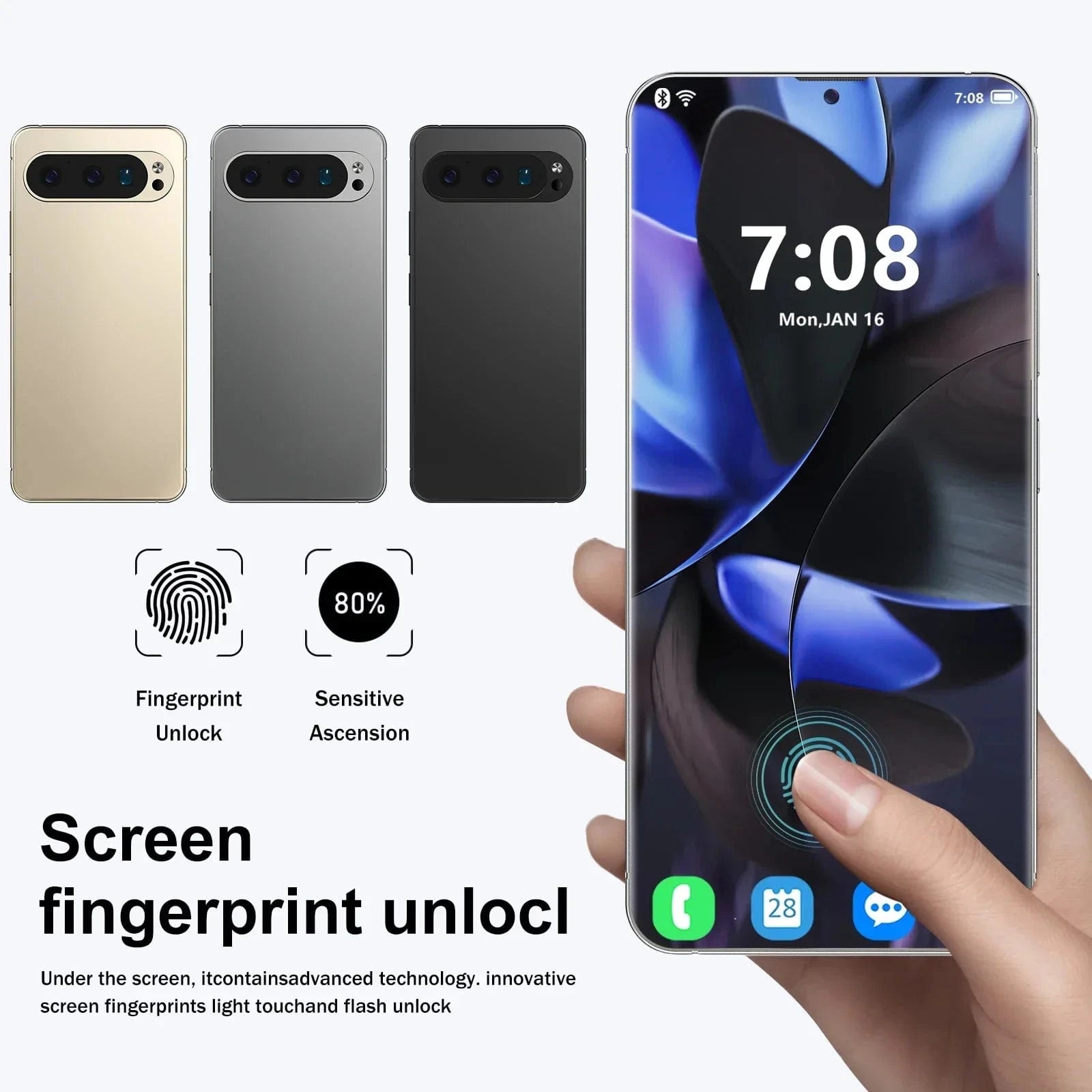 Cadeau showroom smartphone Pixel 9 Pro XL Smartphone 7.3inch Global Version 22G+2TB