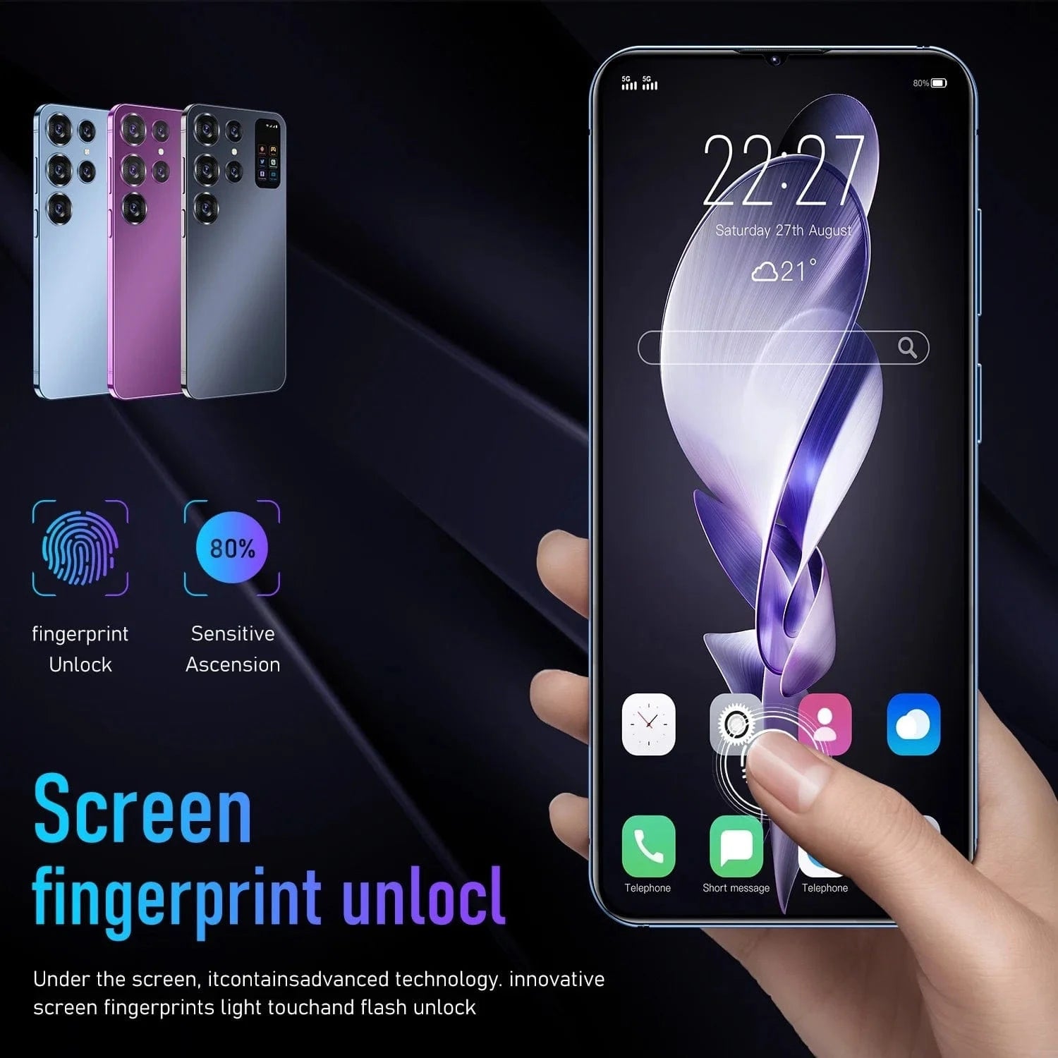 Cadeau showroom smartphone Ultra Smartphone, 7.0 inch, 16GB+1TB, Global Edition