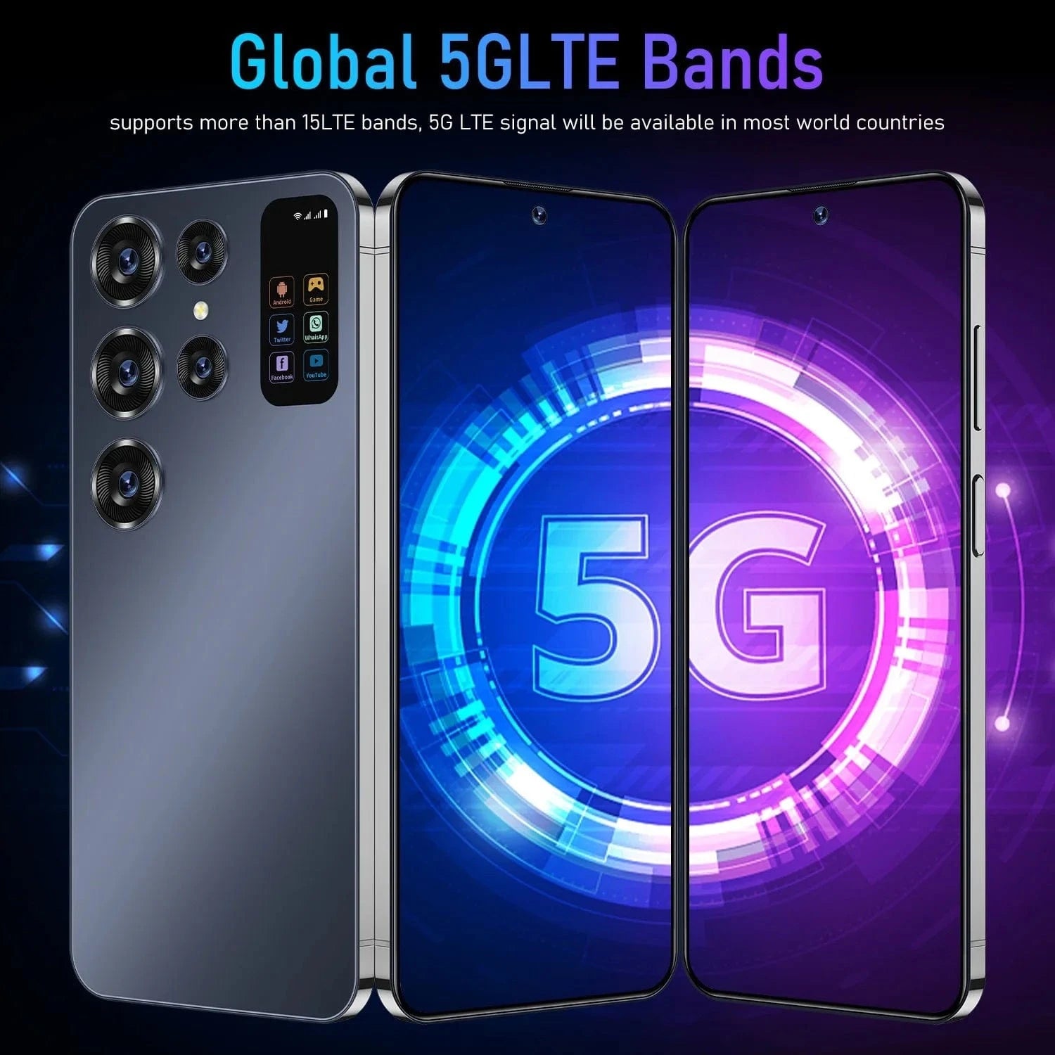 Cadeau showroom smartphone Ultra Smartphone, 7.0 inch, 16GB+512GB, Global Edition