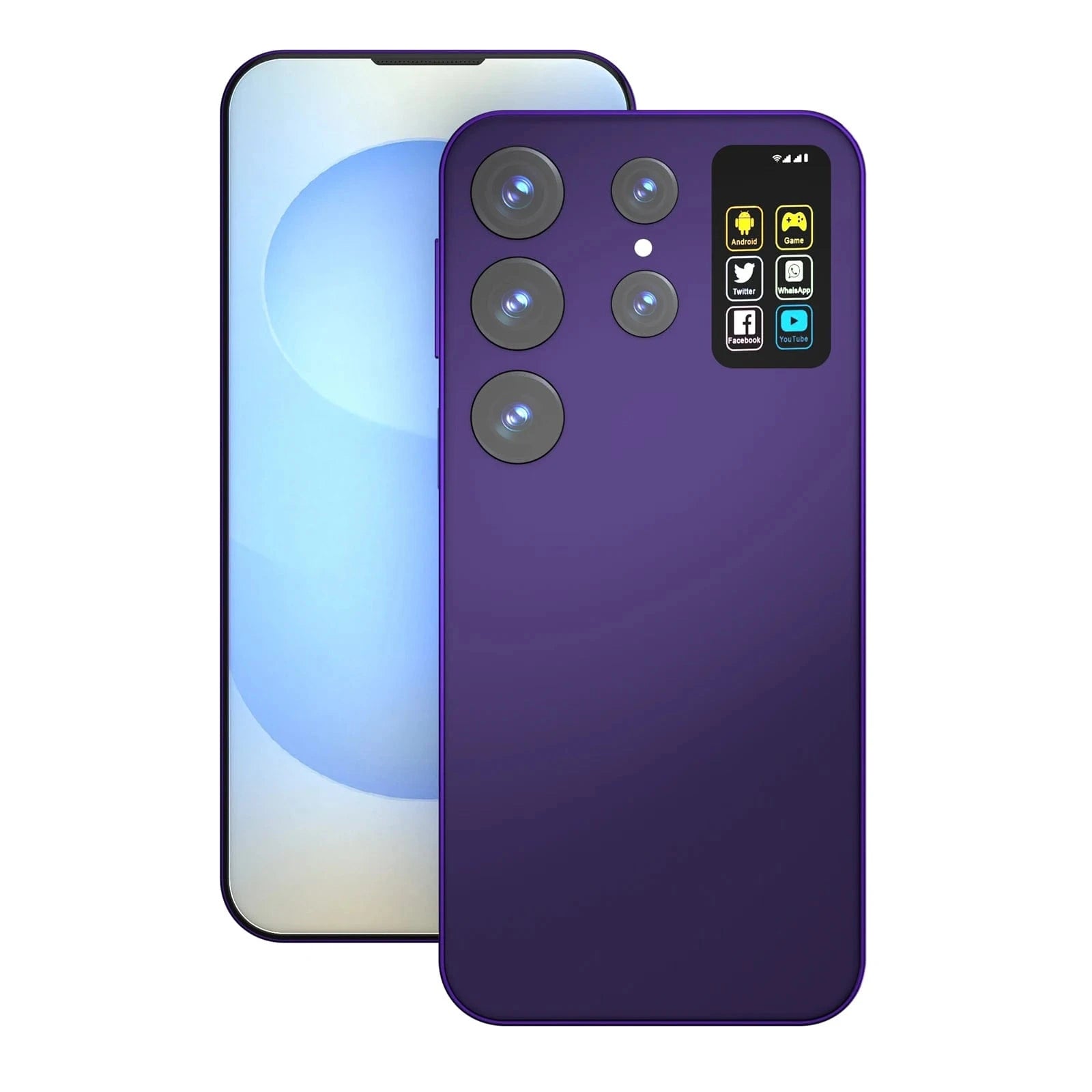 Cadeau showroom smartphone Violet / 16GB+1024GB Ultra Smartphone, 7.0 inch, 16GB+1TB, Global Edition