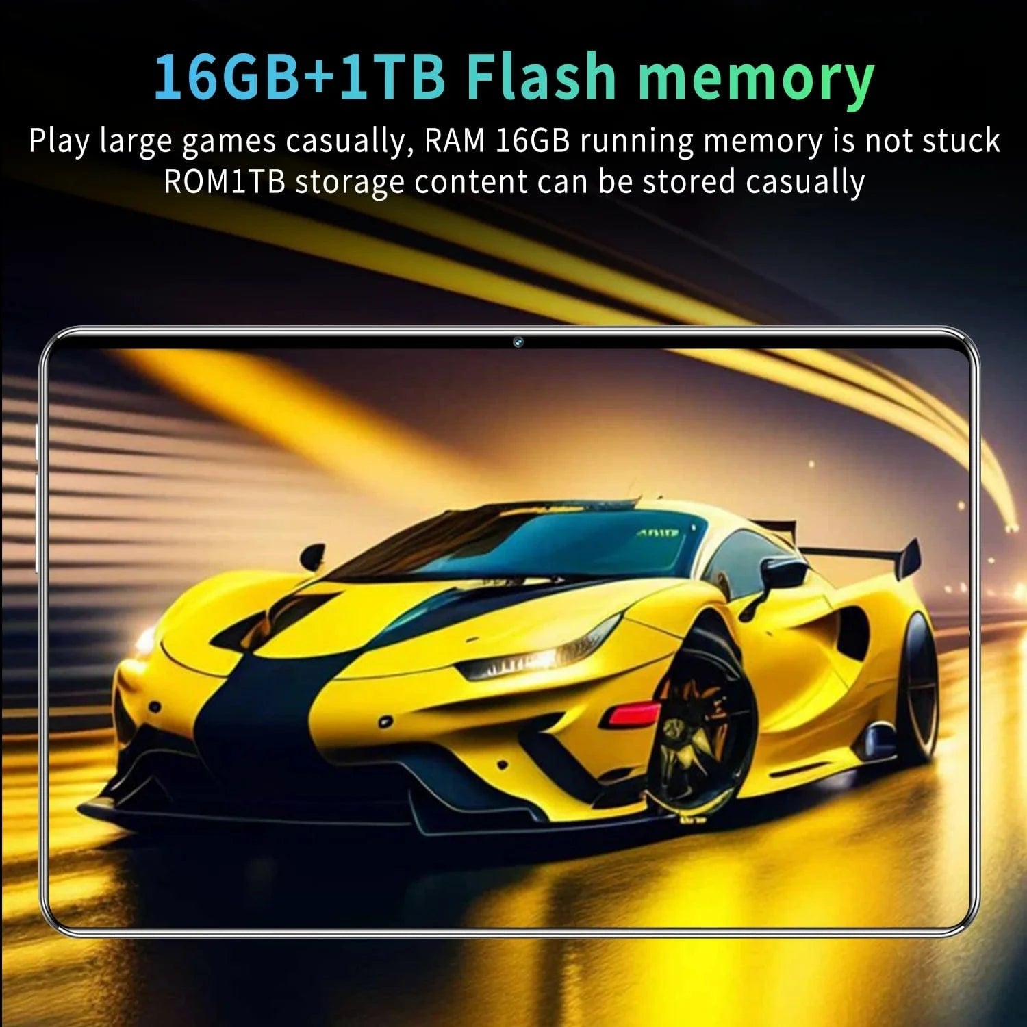 Cadeau showroom Tablette Tablette 5G Android 13.0  12 Go de RAM 256 Go de ROM