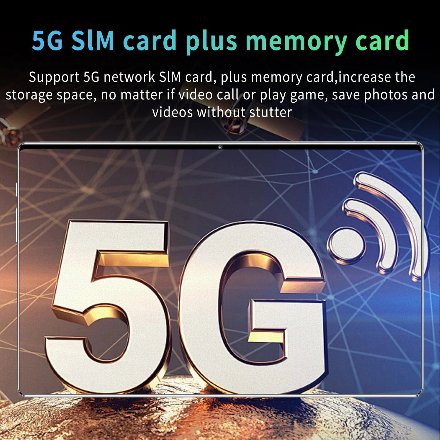 Cadeau showroom Tablette Tablette 5G Android 13.0  12 Go de RAM 256 Go de ROM