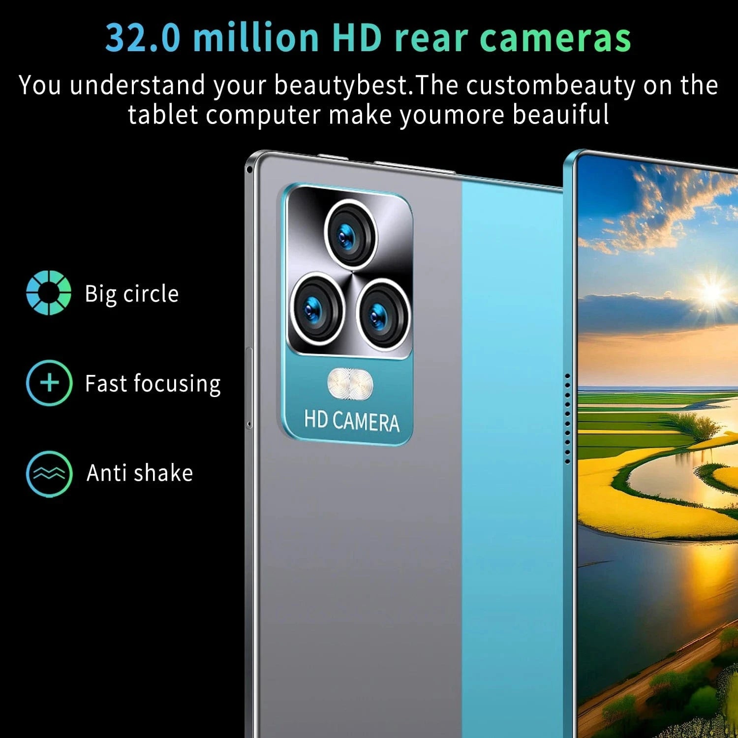 Cadeau showroom Tablette Tablette 5G Android 13.0  12 Go de RAM 256 Go de ROM