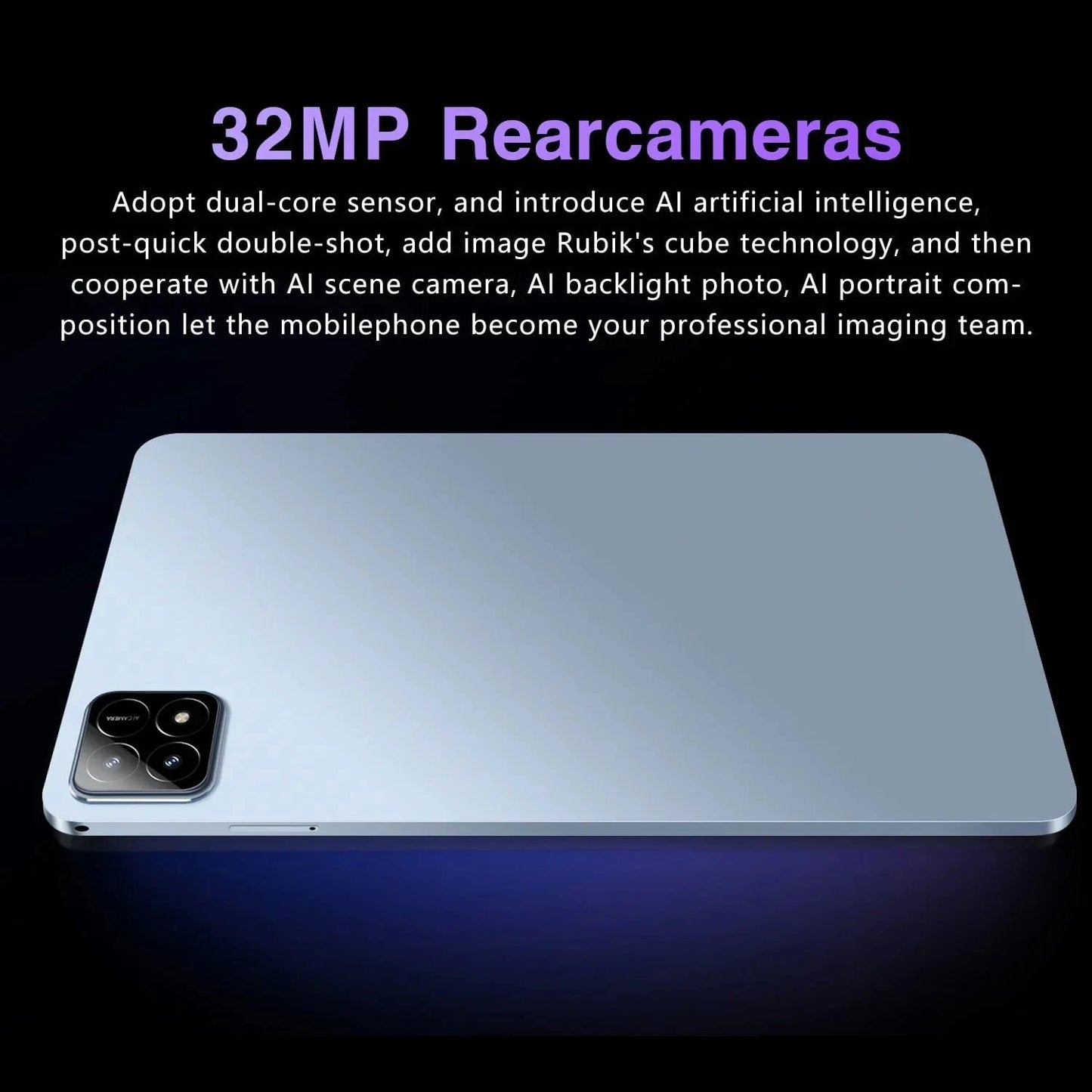 Cadeau showroom Tablette Tablette Android 14, 16GB+768GB Go 11 pouces HD
