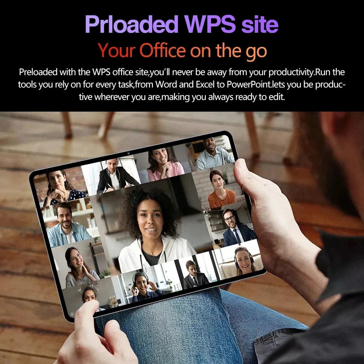 Cadeau showroom Tablette Tablette Android 14, 16GB+768GB Go 11 pouces HD