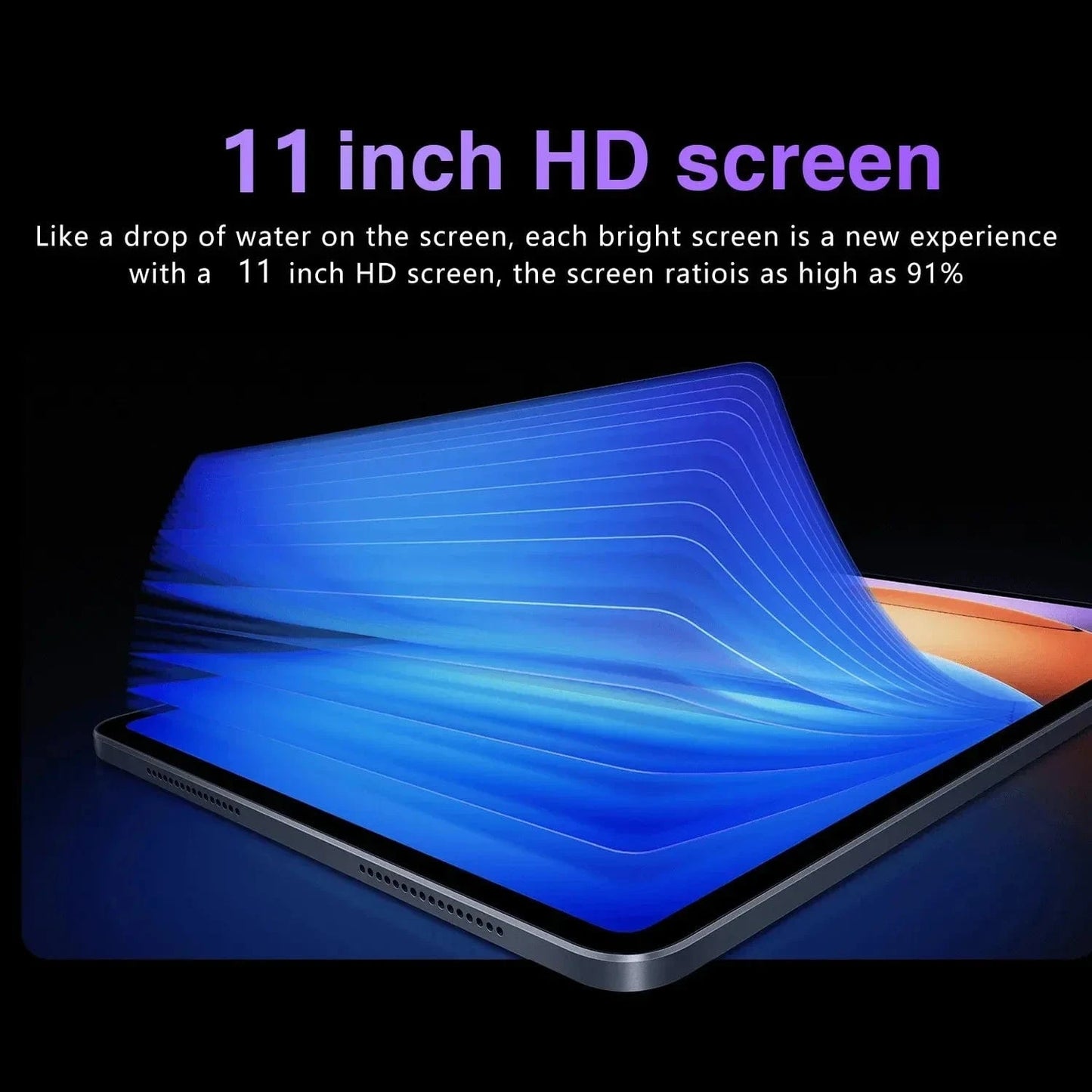 Cadeau showroom Tablette Tablette Android 14, 16GB+768GB Go 11 pouces HD