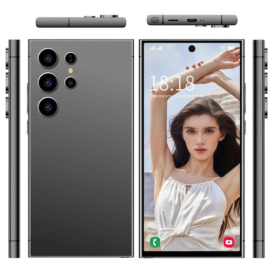 Cadeau showroom Ultra 5G S25 Smartphone 7.3 pouces plein écran