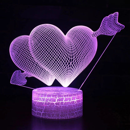Cadeau showroom Veilleuse illusion USB 62LED 3D