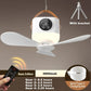 Cadeau showroom ventilateurs 7200mah Ventilateur de plafond portable avec lumière, rechargeable par USB