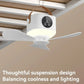 Cadeau showroom ventilateurs 7200mah Ventilateur de plafond portable avec lumière, rechargeable par USB