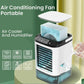 Cadeau showroom ventilateurs Blanc Mini refroidisseur d’air avec humidificateur – Silencieux et puissant