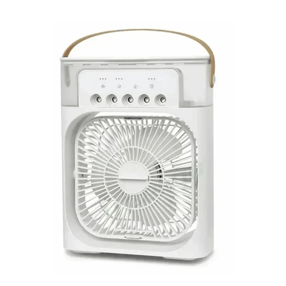 Cadeau showroom ventilateurs Blanc Mini refroidisseur d'air avec LED & humidificateur intégré