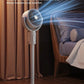 Cadeau showroom ventilateurs Blanc rechargeable Ventilateur à turbine sur pied