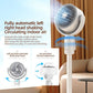Cadeau showroom ventilateurs Blanc rechargeable Ventilateur à turbine sur pied