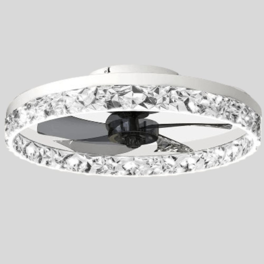 Cadeau showroom ventilateurs Blanc Ventilateur de plafond LED intelligent