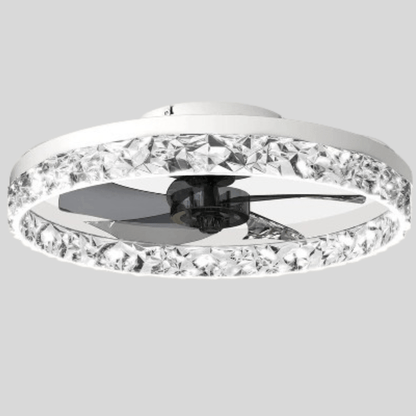 Cadeau showroom ventilateurs Blanc Ventilateur de plafond LED intelligent