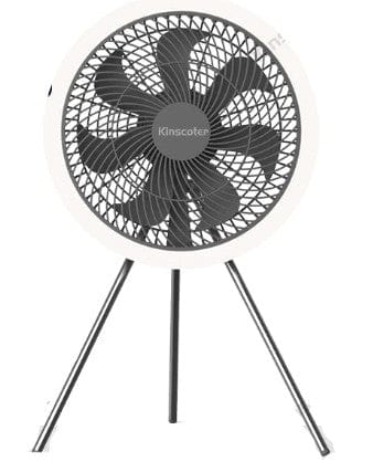 Cadeau showroom ventilateurs Gris 2 Ventilateur de plafond ou siur trépied sans fil à LED