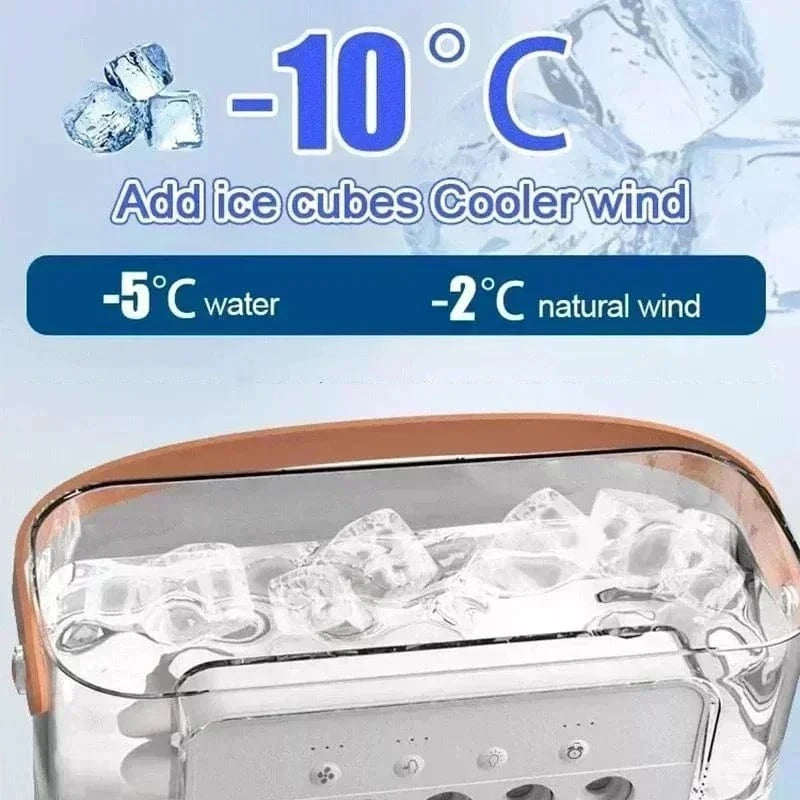 Cadeau showroom ventilateurs Mini refroidisseur d'air avec LED & humidificateur intégré