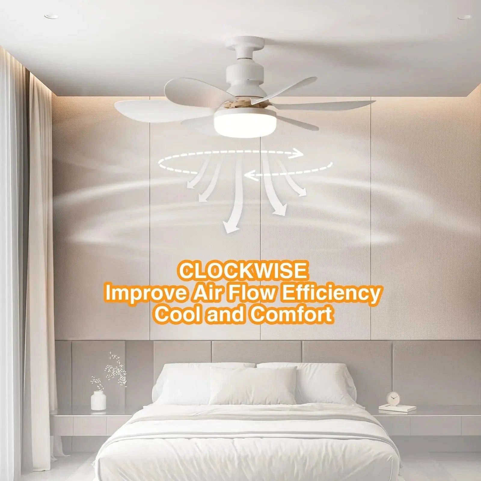 Cadeau showroom ventilateurs Ventilateur de plafond avec LED 40 W