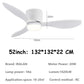 Cadeau showroom ventilateurs Ventilateur de plafond bas avec LED et télécommande 132 x 22 cm
