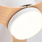 Cadeau showroom ventilateurs Ventilateur de plafond bas avec LED et télécommande 132 x 22 cm