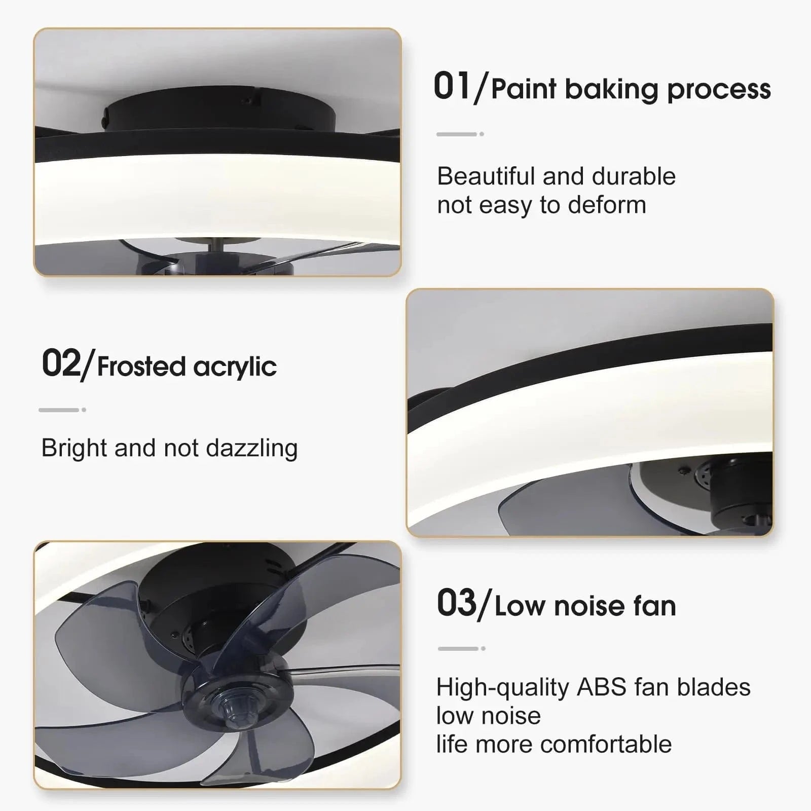 Cadeau showroom ventilateurs Ventilateur de plafond intelligent et moderne