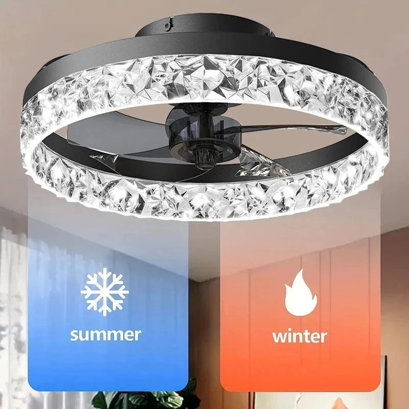 Cadeau showroom ventilateurs Ventilateur de plafond LED intelligent