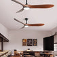 Cadeau showroom ventilateurs Ventilateur de plafond LED, pales réversibles 41cm X 108cm