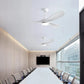 Cadeau showroom ventilateurs Ventilateur de plafond LED, pales réversibles 41cm X 108cm