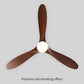 Cadeau showroom ventilateurs Ventilateur de plafond LED, pales réversibles 41cm x 132CM