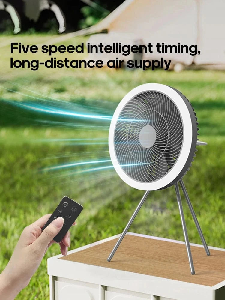 Cadeau showroom ventilateurs Ventilateur de plafond ou siur trépied sans fil à LED