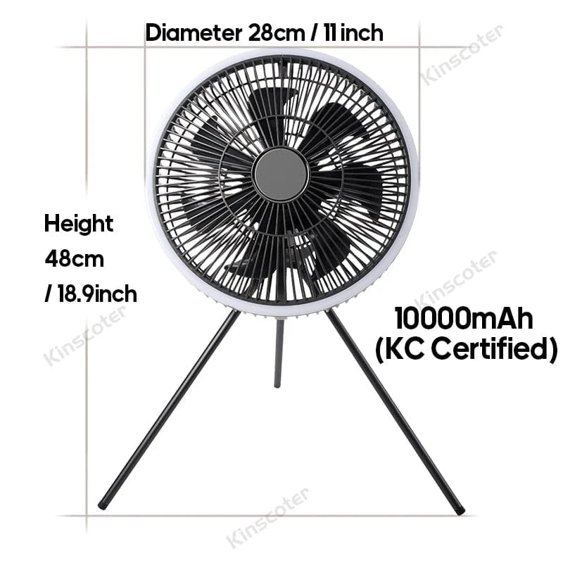 Cadeau showroom ventilateurs Ventilateur de plafond ou siur trépied sans fil à LED