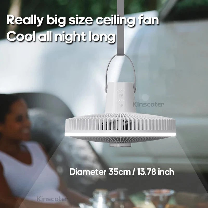 Cadeau showroom ventilateurs Ventilateur de plafond ou siur trépied sans fil à LED