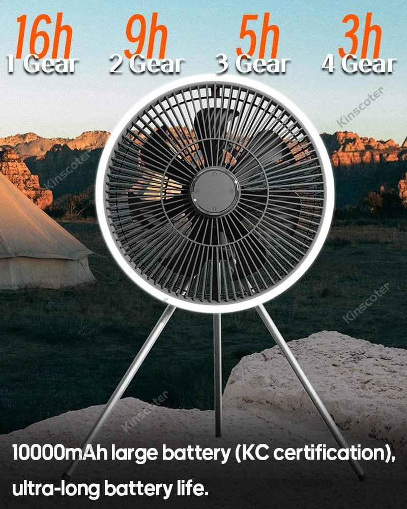 Cadeau showroom ventilateurs Ventilateur de plafond ou siur trépied sans fil à LED