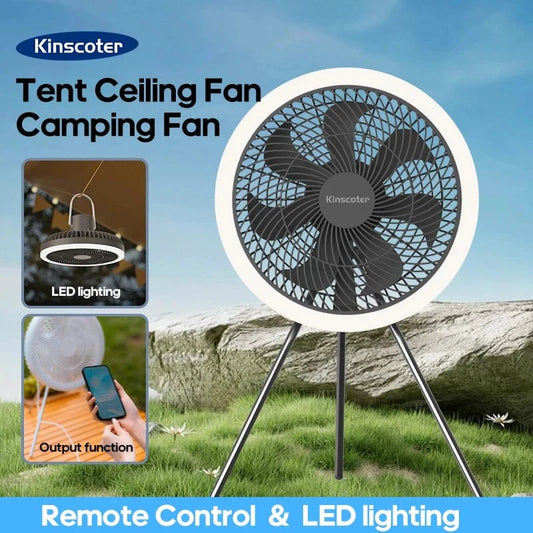 Cadeau showroom ventilateurs Ventilateur de plafond ou siur trépied sans fil à LED