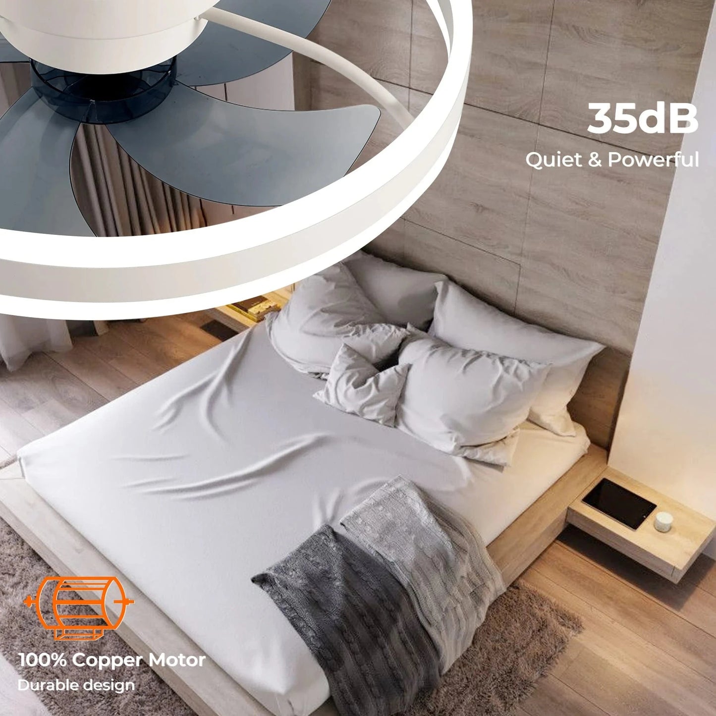 Cadeau showroom ventilateurs Ventilateur de plafond silencieux