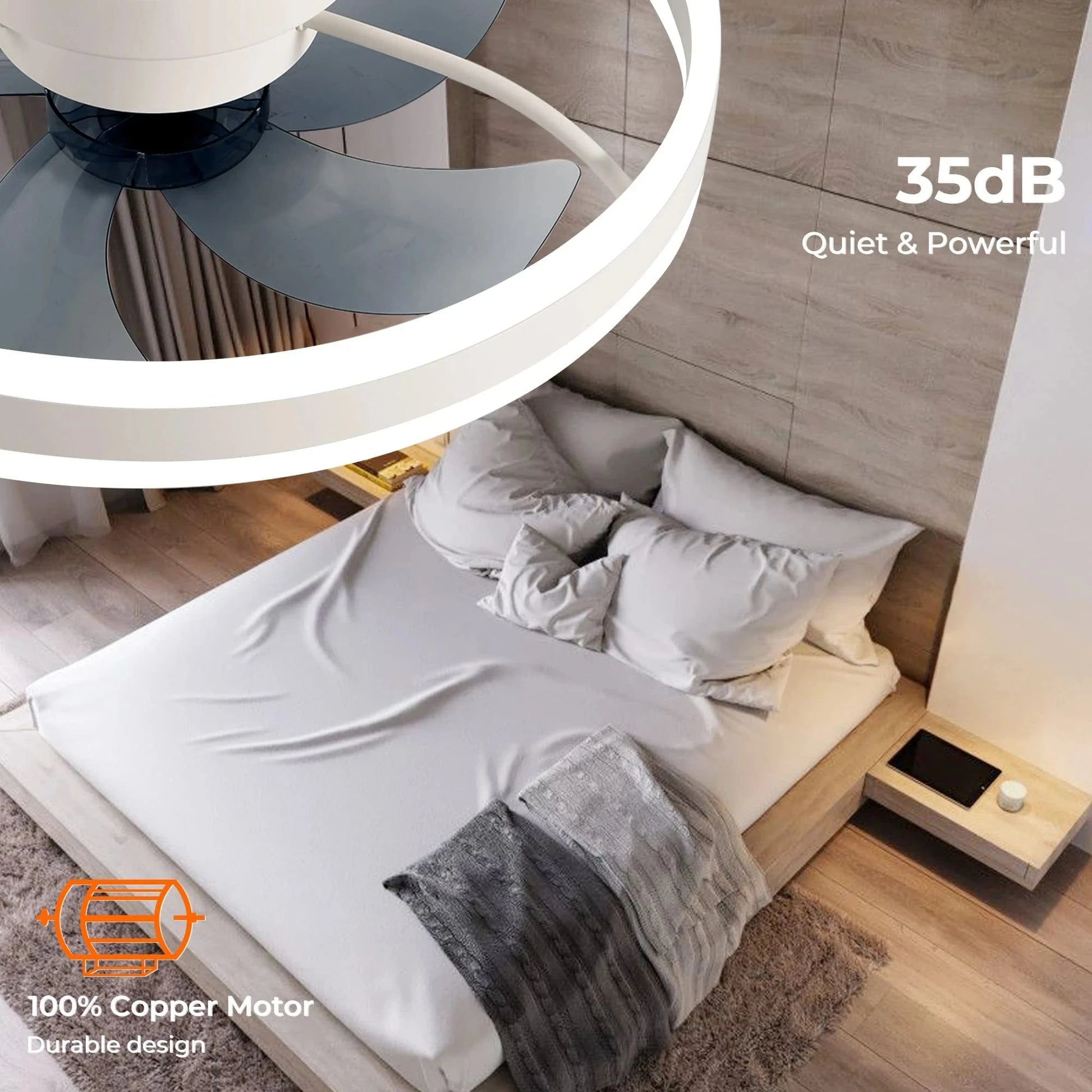 Cadeau showroom ventilateurs Ventilateur de plafond silencieux