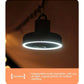 Cadeau showroom ventilateurs Ventilateur portable 10 000 mAh, éclairage LED