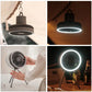 Cadeau showroom ventilateurs Ventilateur portable 10 000 mAh, éclairage LED