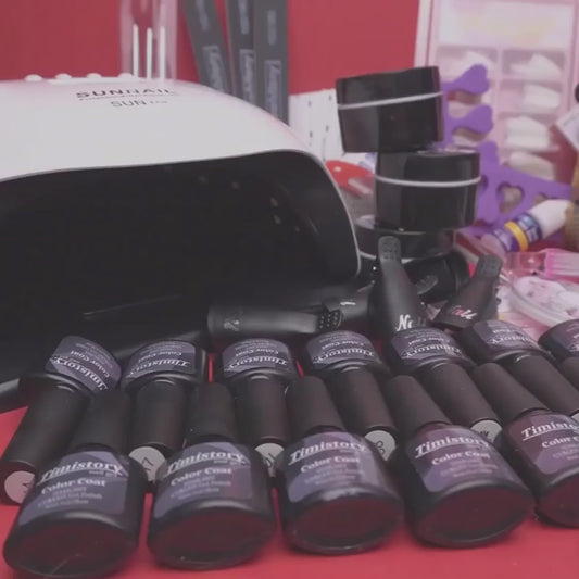 Manucure, lampe UV ponceuse et gel, kit pro complet