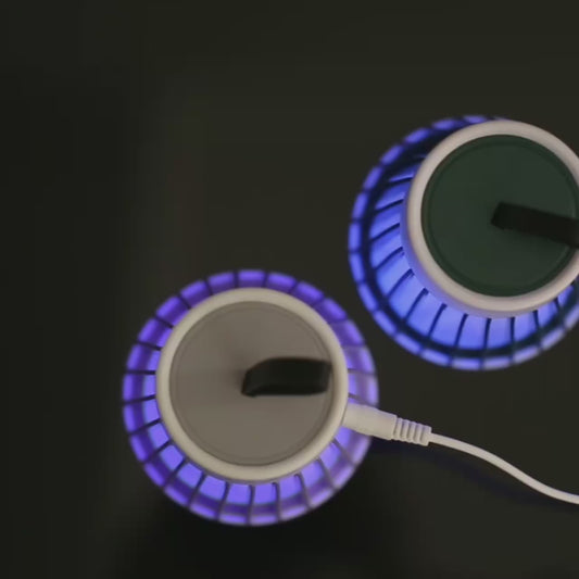 Lampe anti-moustiques à décharge électrique