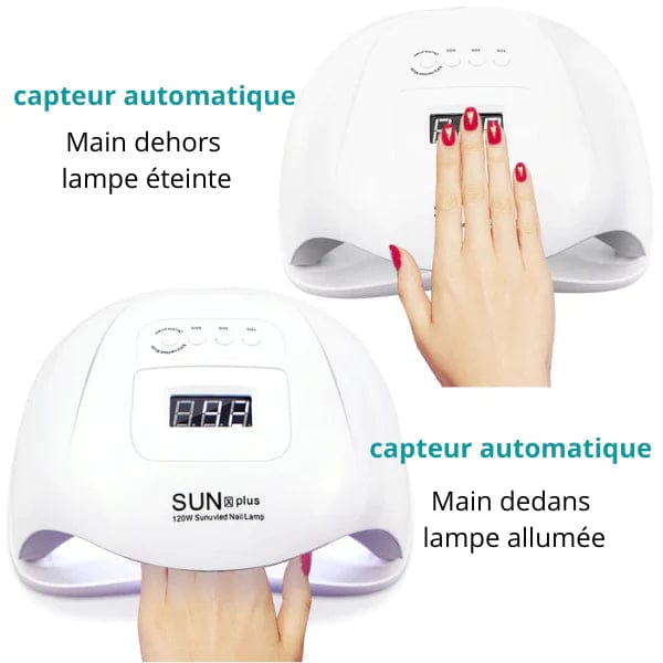 Showroom-Cadeau kit manucure 30GEL 120W SET Manucure, lampe UV ponceuse et gel, kit pro complet