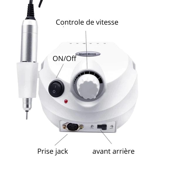 Showroom-Cadeau kit manucure 30GEL 120W SET Manucure, lampe UV ponceuse et gel, kit pro complet