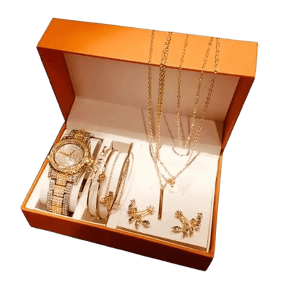 Showroom-Cadeau Or/argent Coffret cadeau  de luxe à strass