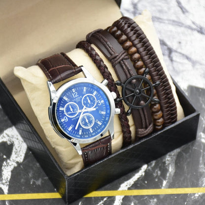 Cadeau showroom Coffret homme bracelets et montre