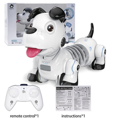 Cadeau showroom Robot chien cascadeur électronique